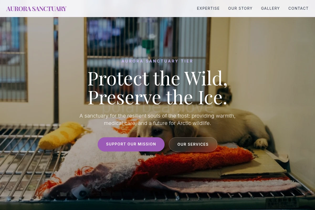 Frozen Animal Shelter